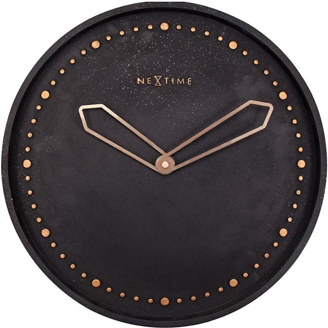Väggklocka NeXtime Cross Guld