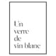 Poster Gallerix Vin Blanc