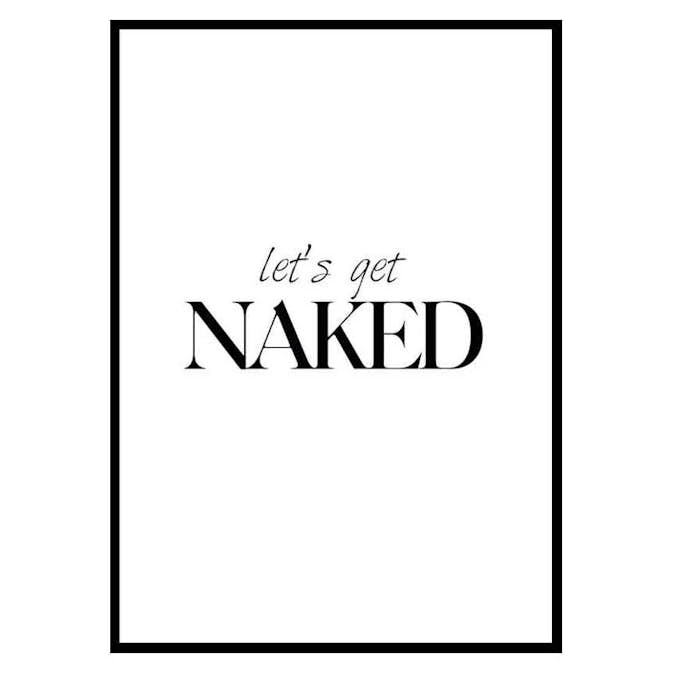 Poster Gallerix Lets Get Naked