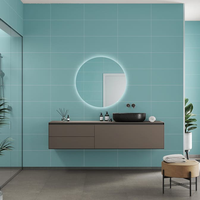 Våtrumsskiva Fibo 3212-LM6030 EM Aqua Mint 10x620x3020 mm