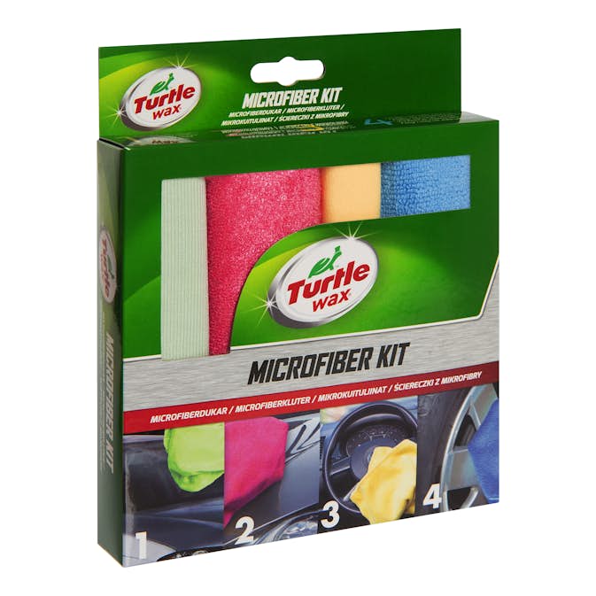 Rengöringsduk Turtle Wax Microfiber Kit 4st