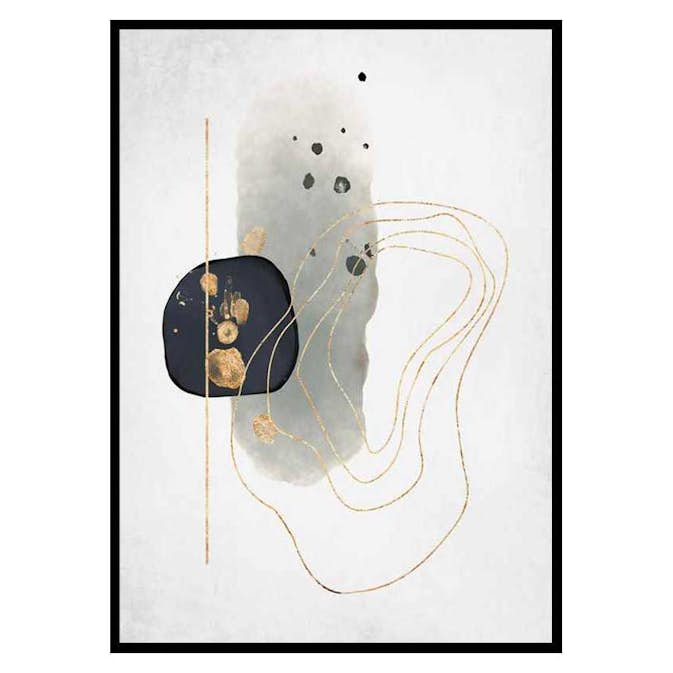 Poster Gallerix Abstract in Layers No2