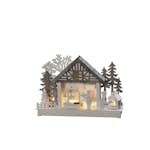 Julby Gnosjö Konstsmide Motiv Hus Trä 4 LED