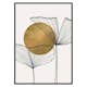 Poster Gallerix Watercolor Gold No3
