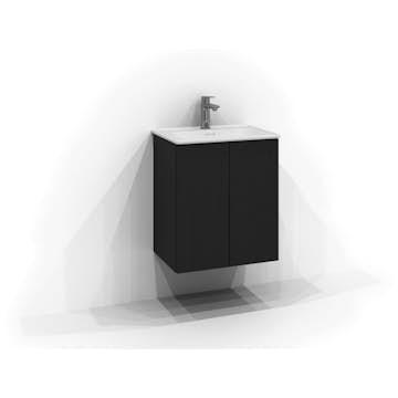 Tvättställsskåp Svedbergs Poem Plan med 2 Dörrar