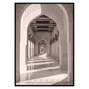 Poster Gallerix Courtyard Walkway