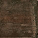 Tapet Origin Stora Slitna Rostiga Metallplåtar med Nitar Rostbrun