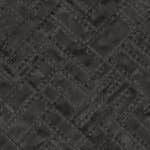 Tapet Origin Metallplåtar med Nitar i Fiskbensmönster Svart