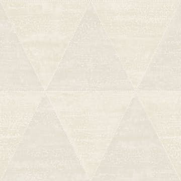 Tapet Origin Slitna Metalltrianglar BenVit