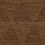 Tapet Origin Slitna Metalltrianglar Rostbrun