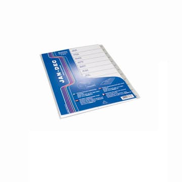 Register KEBA Business A4 0,18 mm PP Jan-Dec Internationell