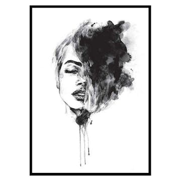 Poster Gallerix Watercolor Face No2