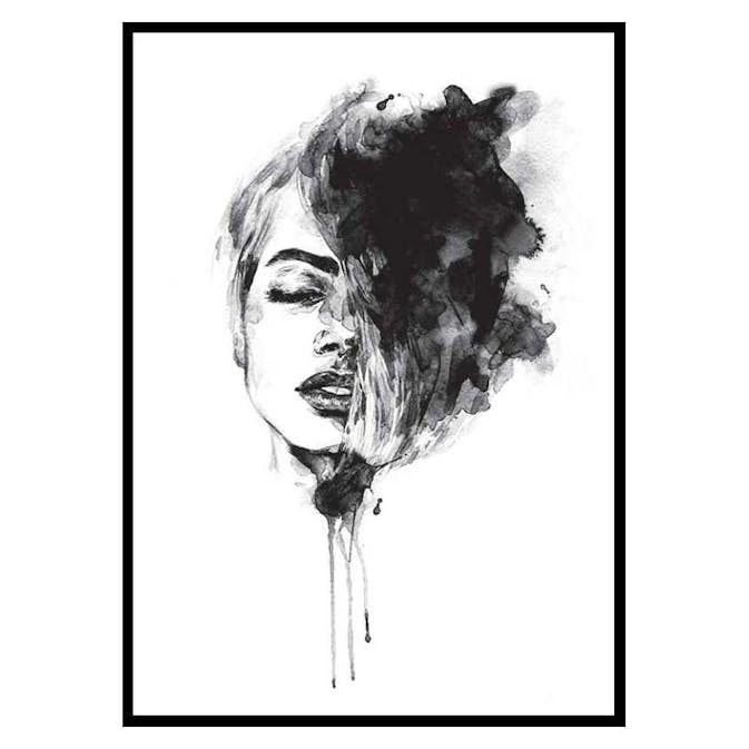 Poster Gallerix Watercolor Face No2