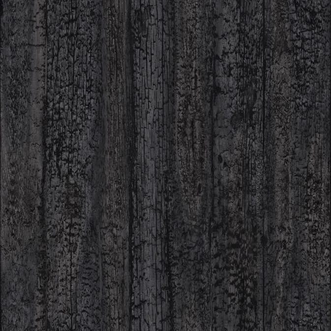 Tapet Origin Träplankor Svart