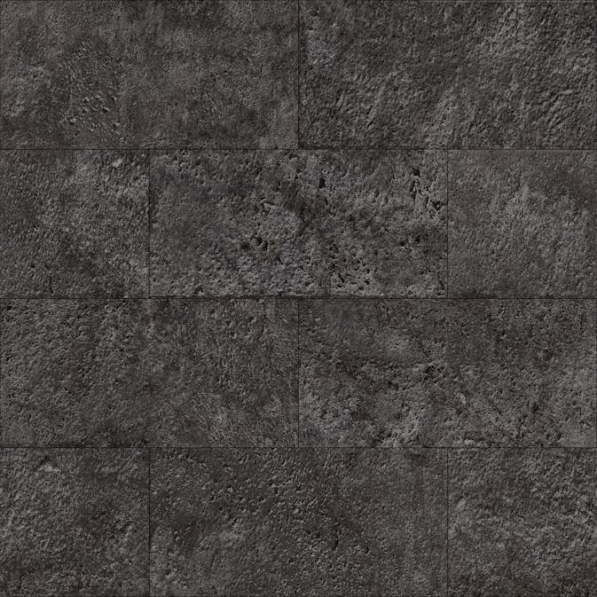 Tapet Origin Kalksten i Halvstensmur Svart