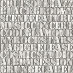 Tapet Origin Gamla Metalltryckta Bokstäver Beige