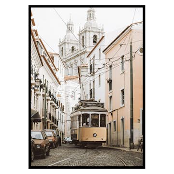 Poster Gallerix Tram In Lisbon