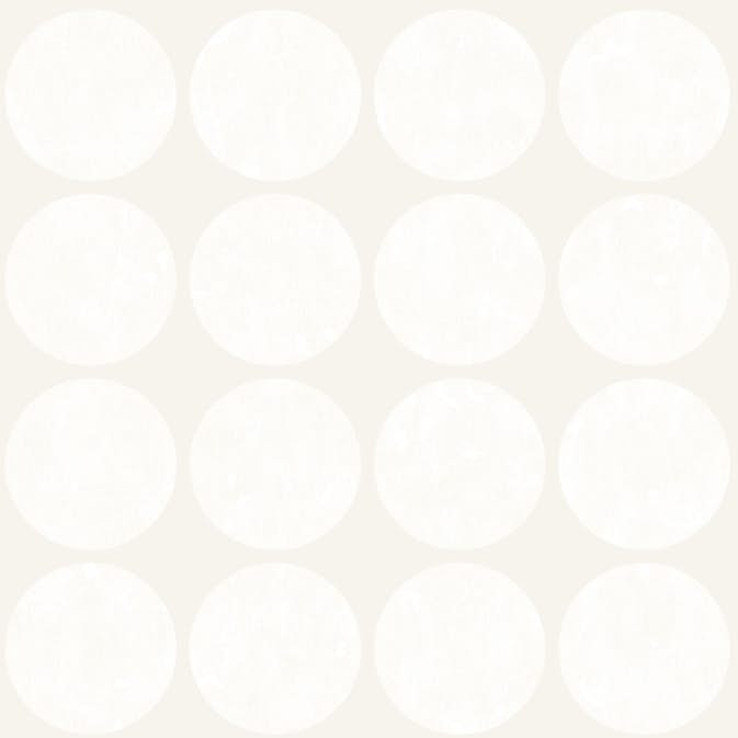 Tapet Origin Stora Slitna Rundlar Gräddvit