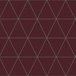 Tapet Origin Grafiska Trianglar Rött