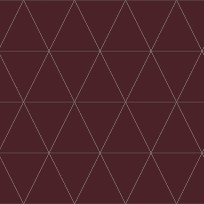 Tapet Origin Grafiska Trianglar Rött