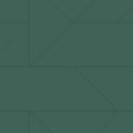 Tapet Origin Grafiska Linjer Mörkgrön