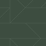 Tapet Origin Grafiska Linjer Grön