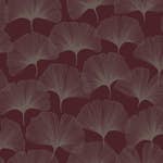 Tapet Origin Gingkoblad Röd/Guld