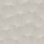 Tapet Origin Gingkoblad Glänsande Grå
