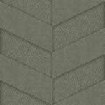 Tapet Origin Kakelmotiv med Ormskinn Tryck Grå/Olivgrön EW347792