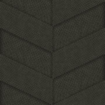 Tapet Origin Kakelmotiv med Ormskinn Tryck Mörkbrun