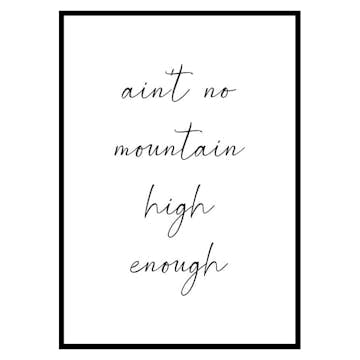 Poster Gallerix No Mountain High