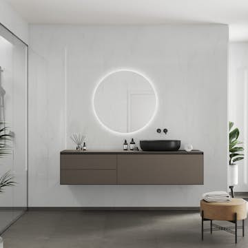 Våtrumsskiva Fibo 3487-TM10 HG Bright Marble 10x620x2720 mm