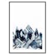 Poster Gallerix Abstract Paper Mountains