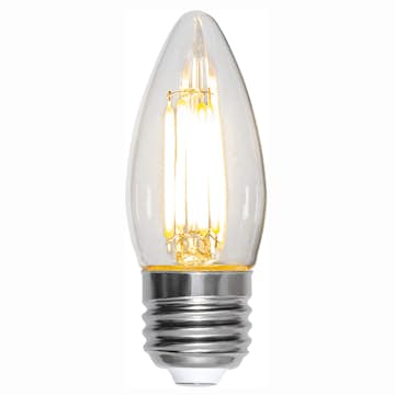 LED-lampa Star Trading Clear E27 C35 470 Lumen