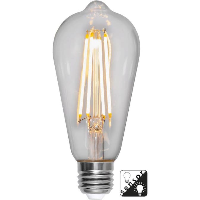LED-lampa Star Trading E27 ST64 Sensor clear