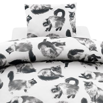 Påslakanset Borganäs of Sweden Julis Grå Enkelsäng