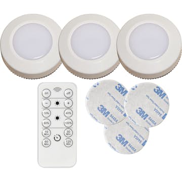 Batteridriven Spotlight Star Trading Functional 3-pack