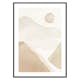 Poster Gallerix Mountain Shapes