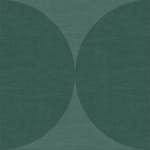 Tapet Origin XXL Halvcirklar i Retrostil Mörkgrön
