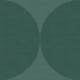 Tapet Origin XXL Halvcirklar i Retrostil Mörkgrön