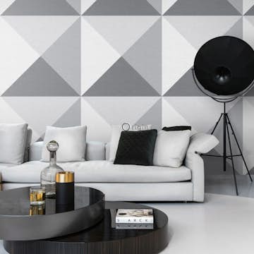 Fototapet Origin 3D Grå