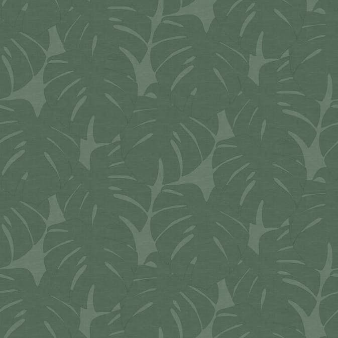 Fototapet Origin Blad med Vävd Struktur Grön