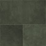 Tapet Origin XXL Kakelmotiv med Läder Look Mörkgrön