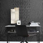 Fototapet Origin Krokodilhud Svart