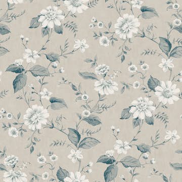 Tapet Boråstapeter Lauras Cottage 3576 Non Woven, Mönstrad Beige