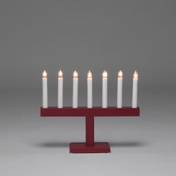 Adventsljusstake Gnosjö Konstsmide 7L Rak