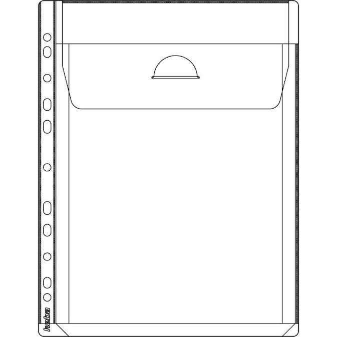 Bälgficka KEBA 25 mm Expanderbar med Klaff, 0,16 mm 5-p