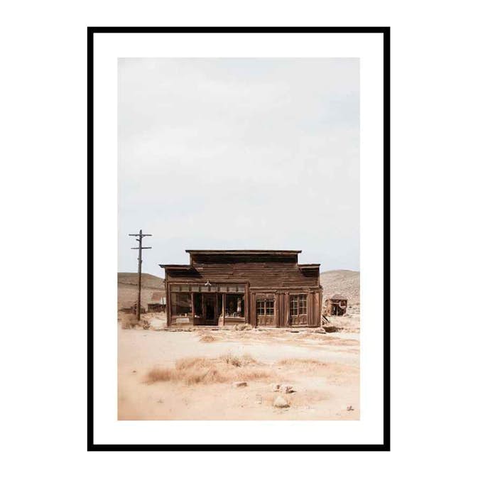 Poster Gallerix Wooden House In Desert