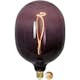 LED-lampa Star Trading E27 C150 Svart/Rosa