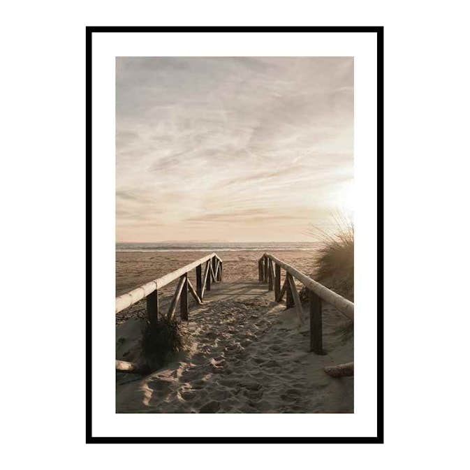 Poster Gallerix Path On Sand
